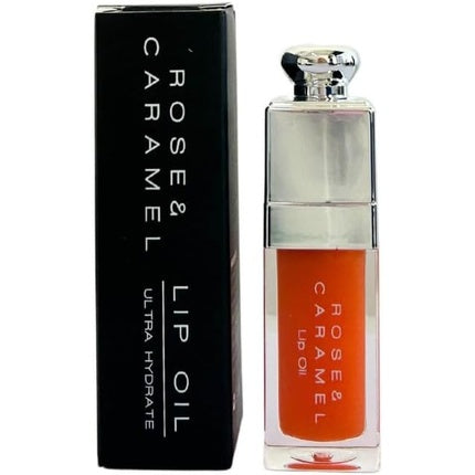 Rose &amp; Caramel Lip Oil Hydrating Fruit Flavored Tinted Non Sticky Long Lasting Lip Gloss Passion Fruit