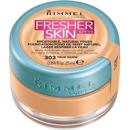 Rimmel Fresher Skin SPF15 Natural Foundation 30ml 303 True Nude