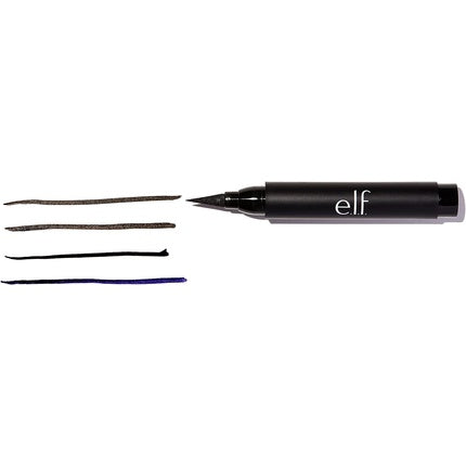 elf Intense Ink Eyeliner Quick-Dry and Smudge-Proof Formula Felt Tip Blackest Black 0.088 Oz (2.5g)