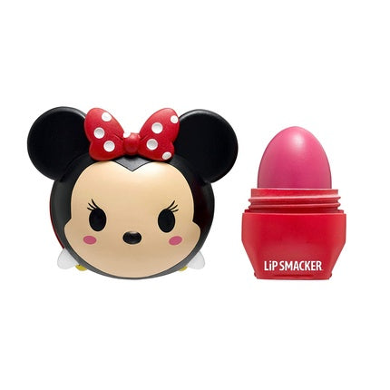 Lip Smacker Tsum Tsum Collection Minnie Strawberry Lip Balm for Kids - Sweet Gift for Your Friends - Single
