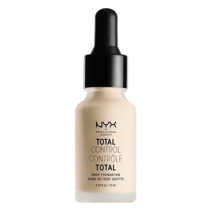 NYX Professional Makeup Total Control Drop Foundation Pale White Ivory with Yellow Undertone 0.43 fl oz