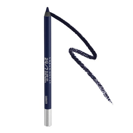 Urban Decay 24/7 Glide-On Waterproof Eyeliner Pencil Smudge-Proof 16HR Wear Long-Lasting Ultra-Creamy Blendable Formula Sharpenable Tip Sabbath Deep Navy Matte