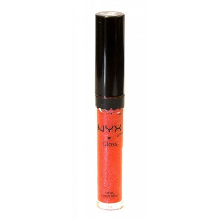 NYX Round Lip Gloss Roasted Red Frosted Red