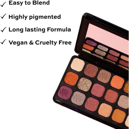 Makeup Revolution Forever Flawless Eyeshadow Palette Spirituality 18 Shades 19.8g