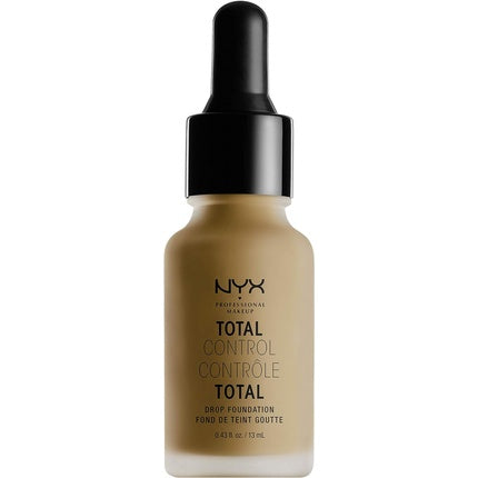NYX Professional Makeup Total Control Drop Foundation Precise Dosage Buildable Coverage Long Lasting Vegan Formula Matte Finish Shade Cappuccino