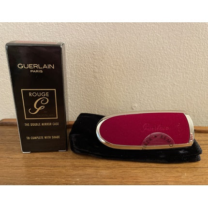 Guerlain Rouge G Royal Burgundy Velvet Lipstick Case - New in Box