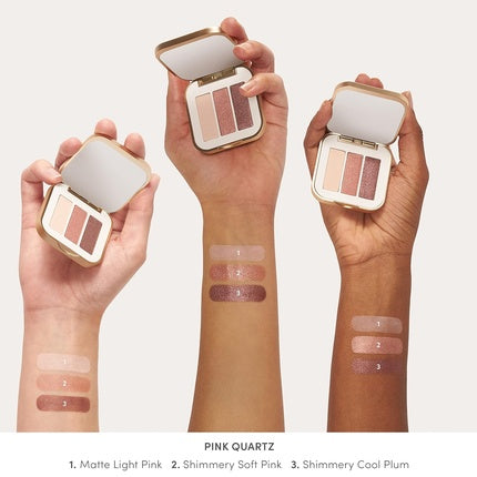 Jane Iredale PurePressed Eye Shadow Triple Pink Quartz