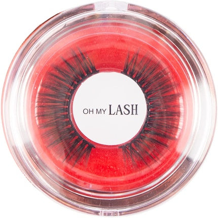 OH MY LASH Black Faux Mink False Strip Eyelashes in Rose Gold Reusable Lashes Case - Girl Boss