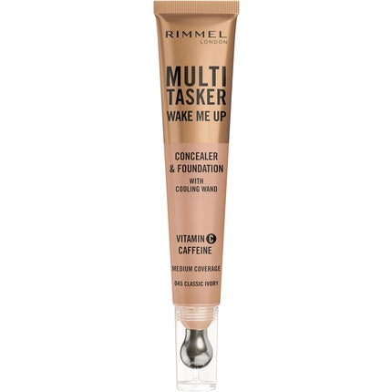 Rimmel Multi-Tasker Wake Me Up Foundation And Concealer 045 Classic Ivory 20ml