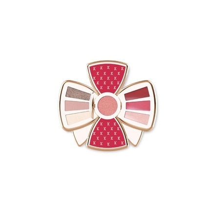 Naj Oleari The Bow Magenta Makeup Palette for Face, Eyes, and Lips