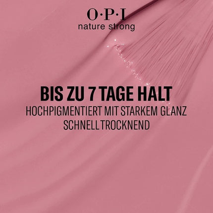 OPI Nature Strong Nail Polish For What It's Earth - Long-Lasting Vegan Formula with Natural Ingredients - Pink