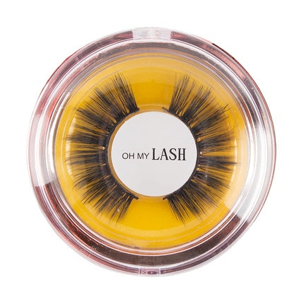 OH MY LASH Black Faux Mink Strip Lashes in Rose Gold Reusable Lash Case - Girl Code