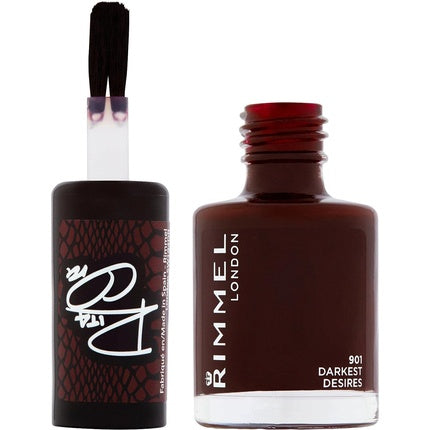 Rimmel London Rita Ora 60 Seconds Super Shine Nail Polish 8ml 901 Darkest Desires