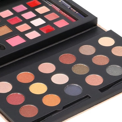 ZMILE COSMETICS Glam To Go Beauty Box Vegan Cosmetics with Mirror Small Make-Up Set for On the Go Traveling and as a Gift