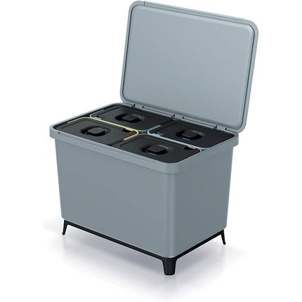 Recycling Sorting System 4x10L Gray