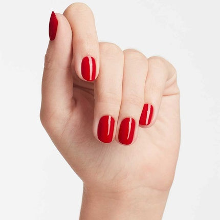 OPI Nail Lacquer Up to 7 Days of Wear Chip Resistant and Fast Drying Light Pink Nail Polish 0.5 fl oz Big Apple Red