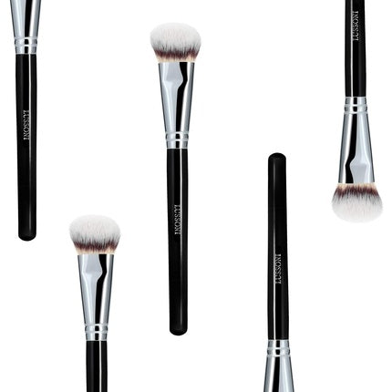 T4B LUSSONI 100 Series Professional Makeup Brush Set for Liquid and Cream Cosmetics