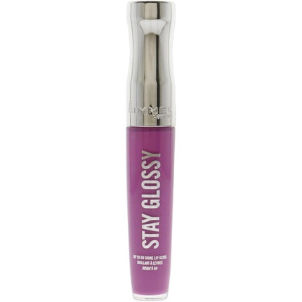 Rimmel London Stay Glossy Lip Gloss 155 Purple Parlour for Women 0.18 oz