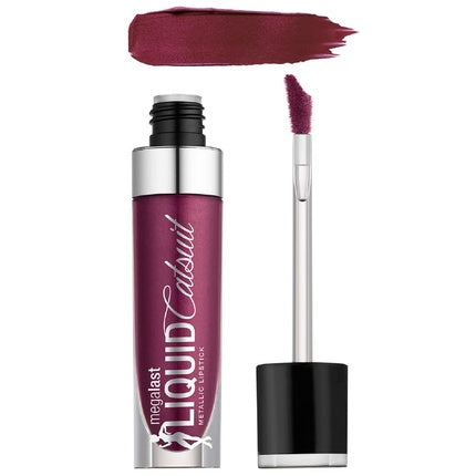 Wet n Wild Megalast Liquid Catsuit Metallic Lipstick Acai So Serious 3g