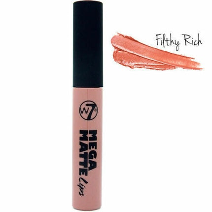 w7 Long Lasting MEGA MATTE LIPS Lipstick Filthy Rich Nude Neutral