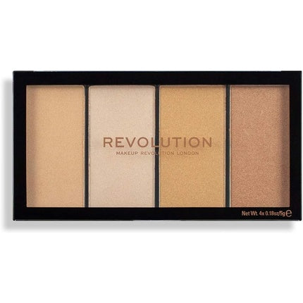 I Heart Revolution Re-Loaded Lustre Light Warm Highlighter Palette 5g