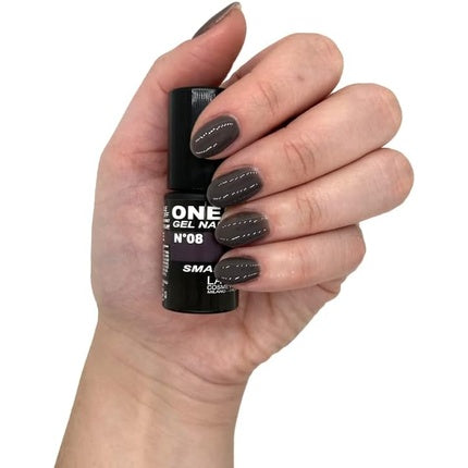 LAYLA COSMETICS One Step Gel Nail Polish Anthracite Number 8