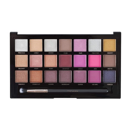 Profusion Cosmetics Pro Pigment Eyeshadow Palette with 21 Shades