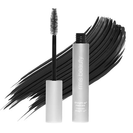 RMS Beauty Straight Up Volumizing Peptide Mascara Black Volume and Length 0.15 Fl Oz