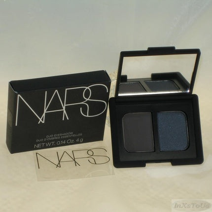 NARS Eyeshadow Duo Brumes Matte Charcoal Gray and Satin Blue Slate