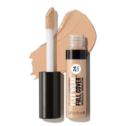 Revlon ColorStay Flex Wear Full Cover Non-Creasing Concealer with Hyaluronic Acid and Vitamin E 0.34 fl oz 030 Light Medium