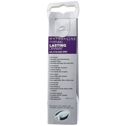 Maybelline New York Eyestudio Lasting Drama Gel Eyeliner Ultra Violet 3ml with Brush
