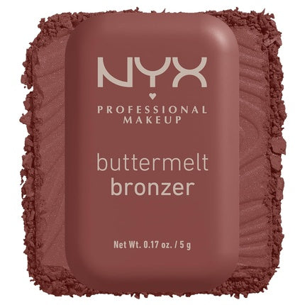 NYX PROFESSIONAL MAKEUP Matte Buttermelt Bronzer Longwear Face Makeup Vegan Formula Butta Dayz 07 0.17 Ounce