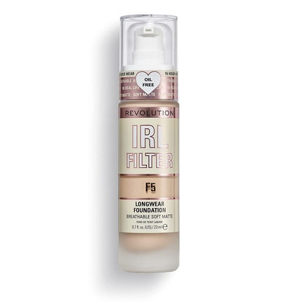 Makeup Revolution IRL Filter Longwear Foundation F5 23ml