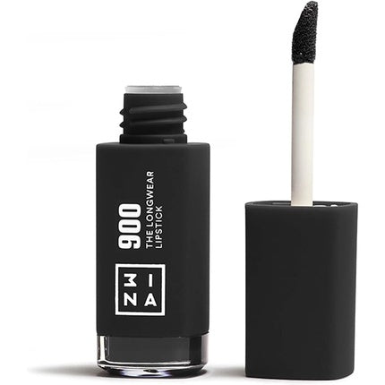 3INA Makeup The Longwear Lipstick 900 Black Long Lasting Matte Lipstick with Hyaluronic Acid - Vegan and Cruelty Free