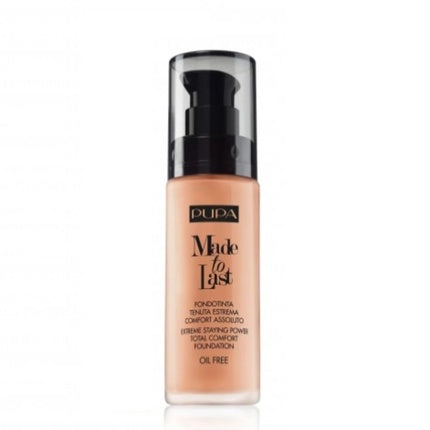 Pupa Made To Last Paraben-Free Long Lasting Liquid Foundation 070 Dark Sand - 30 Ml