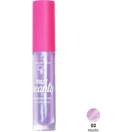Golden Rose Miss Beauty Diamond Shine 3d Lipgloss No:02 Mystic Non-Sticky Fine Structure