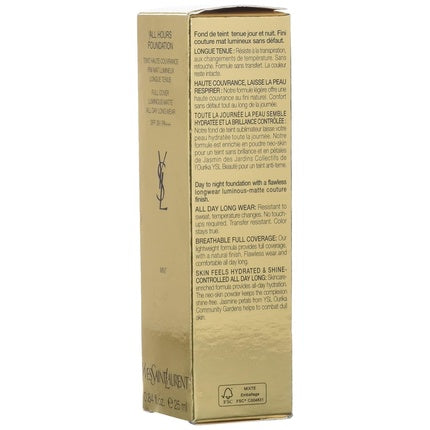 Yves Saint Laurent Encre De Peau All Hours Foundation Mn7 25ml