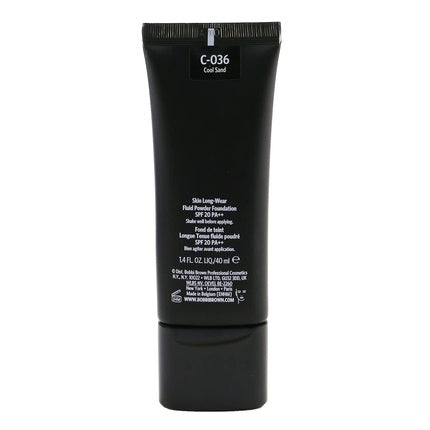 Bobbi Brown Skin Long-Wear Fluid Powder Foundation SPF 20 Cool Sand 40ml