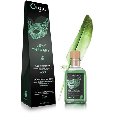 Orgie Lip Massage Set Apple 100ml