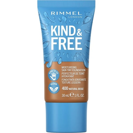 Rimmel Kind + Free Moisturising Skin Tint Foundation Natural Beige 400