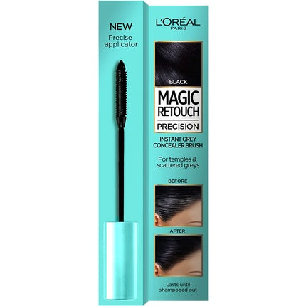 L'Oreal Magic Retouch Black Precision Instant Grey Concealer Brush 8ml