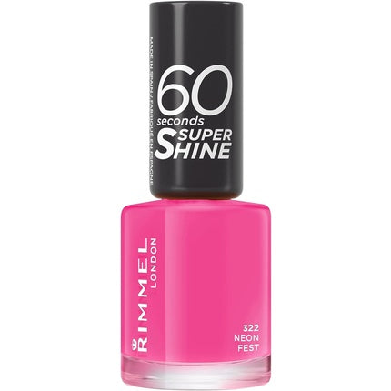 Rimmel London Rita Ora 60 Seconds Super Shine Nail Polish Neon Fest 8ml