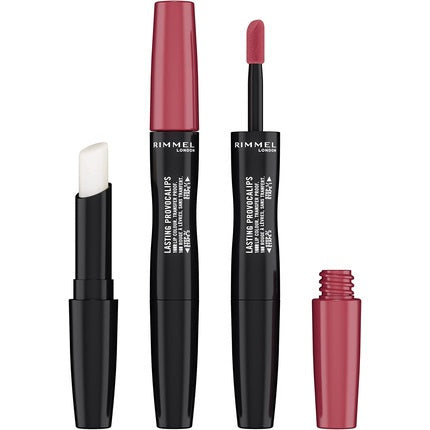 Rimmel Lasting Provocalips Long-Lasting Lipstick 2-In-1 210 Pinkcase Of Emergency 6ml