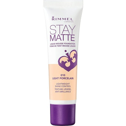 Rimmel Stay Matte Foundation Light Porcelain 1oz - Pack of 2