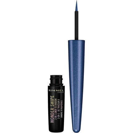 Rimmel London Wonder Swipe 2 In 1 Glitter Eyeliner To Eyeshadow 013 Front Stage 1.7ml