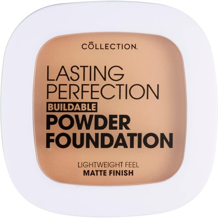 Collection Lasting Perfection Buildable Powder Foundation Medium Coverage Lightweight Feel Matte Finish Buttermilk 7.5g