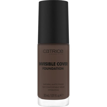 Catrice Invisible Cover Foundation 30ml 087N Nude Moisturizing Long-Lasting Natural for Dry Skin Vegan Oil-Free Paraben-Free Microplastic-Free