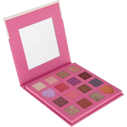 MAD BEAUTY Disney Pure Princess Belle Beauty &amp; The Beast Sixteen Shade Palette with Mirror
