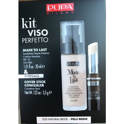 Pupa Perfect Face Kit 2017 Made To Last 030 + Corrector 002 030 + 002