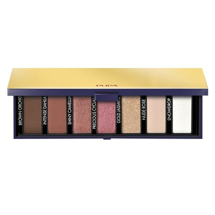 PUPA Milano 7 Multi-Finish Eyeshadow Palette 001 Winter Blooming 0.33oz
